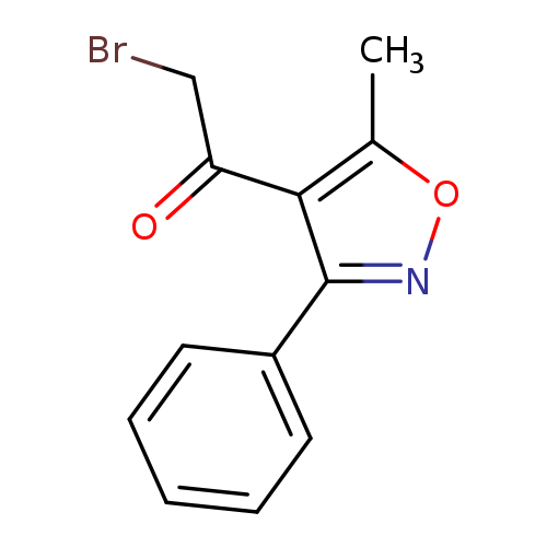 BrCC(=O)c1c(C)onc1c1ccccc1