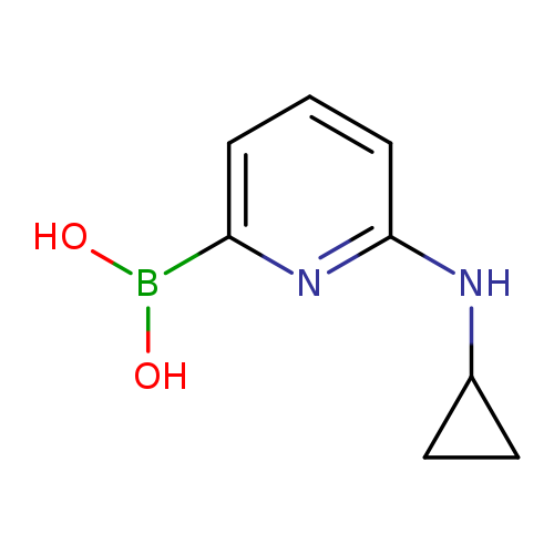 OB(c1cccc(n1)NC1CC1)O