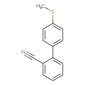 CSc1ccc(cc1)c1ccccc1C#N