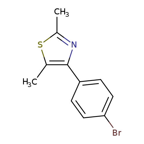 Brc1ccc(cc1)c1nc(sc1C)C