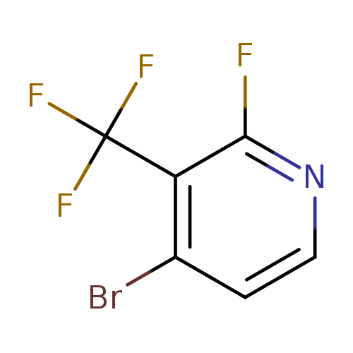 Brc1ccnc(c1C(F)(F)F)F