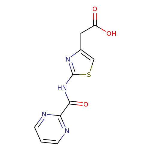 OC(=O)Cc1csc(n1)NC(=O)c1ncccn1