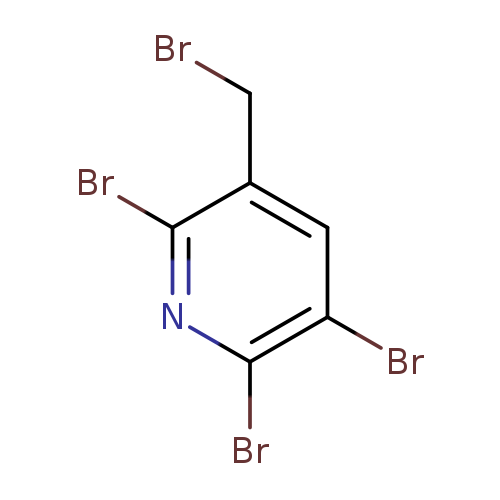 BrCc1cc(Br)c(nc1Br)Br