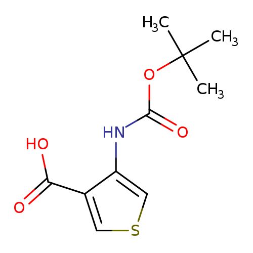 O=C(Nc1cscc1C(=O)O)OC(C)(C)C