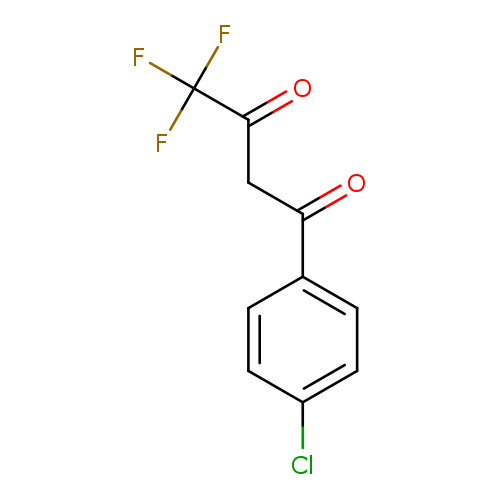 O=C(c1ccc(cc1)Cl)CC(=O)C(F)(F)F