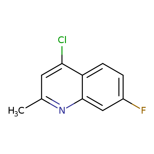 Fc1ccc2c(c1)nc(cc2Cl)C