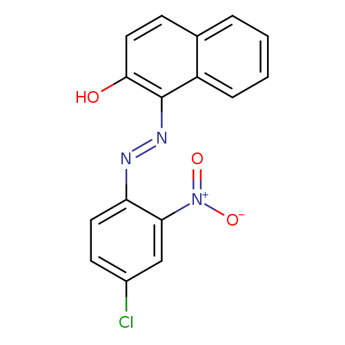 Clc1ccc(c(c1)[N+](=O)[O-])/N=N/c1c(O)ccc2c1cccc2