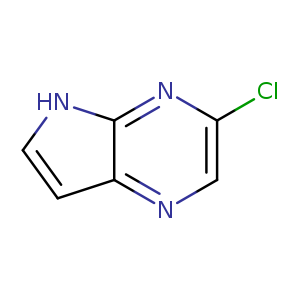 Clc1cnc2c(n1)[nH]cc2