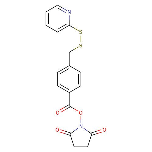 O=C1CCC(=O)N1OC(=O)c1ccc(cc1)CSSc1ccccn1