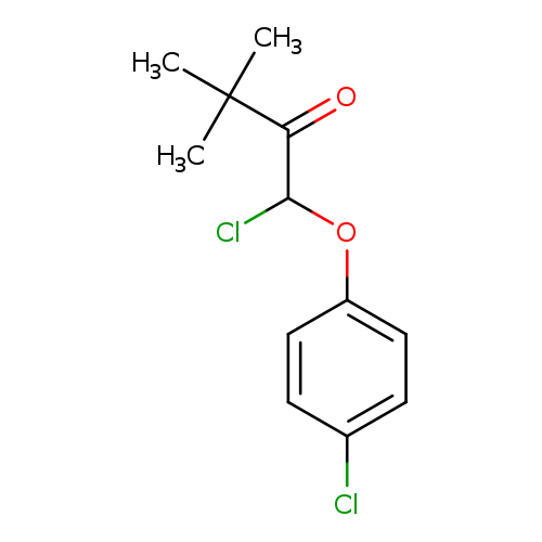 ClC(C(=O)C(C)(C)C)Oc1ccc(cc1)Cl