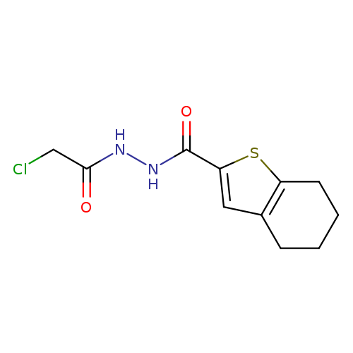 ClCC(=O)NNC(=O)c1cc2c(s1)CCCC2