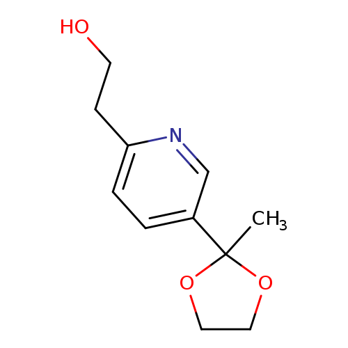 OCCc1ccc(cn1)C1(C)OCCO1