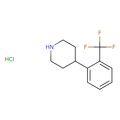 FC(c1ccccc1C1CCNCC1)(F)F.Cl