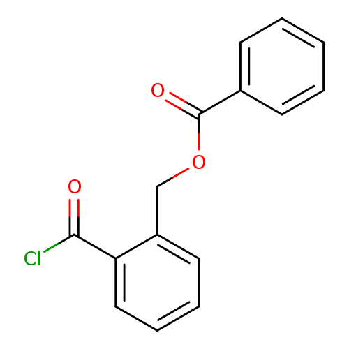 O=C(c1ccccc1)OCc1ccccc1C(=O)Cl