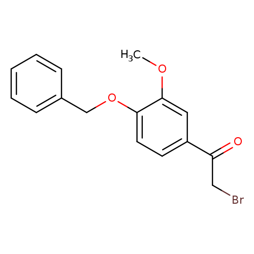 BrCC(=O)c1ccc(c(c1)OC)OCc1ccccc1