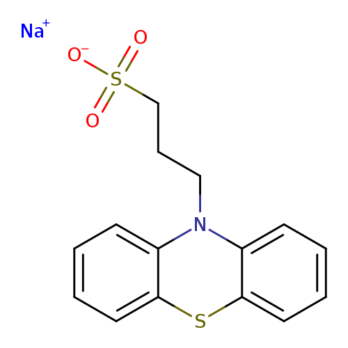 [O-]S(=O)(=O)CCCN1c2ccccc2Sc2c1cccc2.[Na+]
