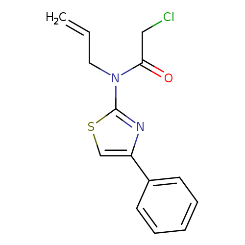 C=CCN(c1scc(n1)c1ccccc1)C(=O)CCl