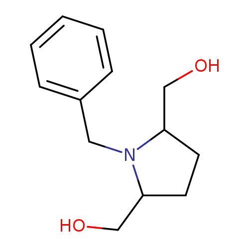 OCC1CCC(N1Cc1ccccc1)CO