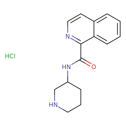 O=C(c1nccc2c1cccc2)NC1CCCNC1.Cl