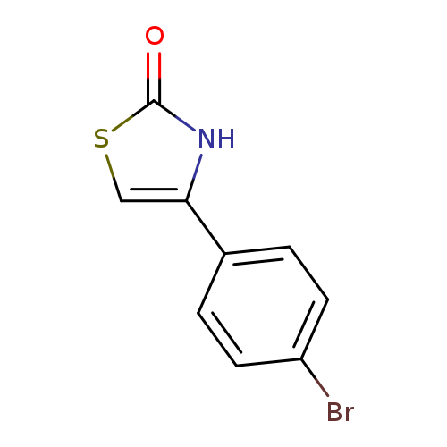 Brc1ccc(cc1)c1csc(=O)[nH]1