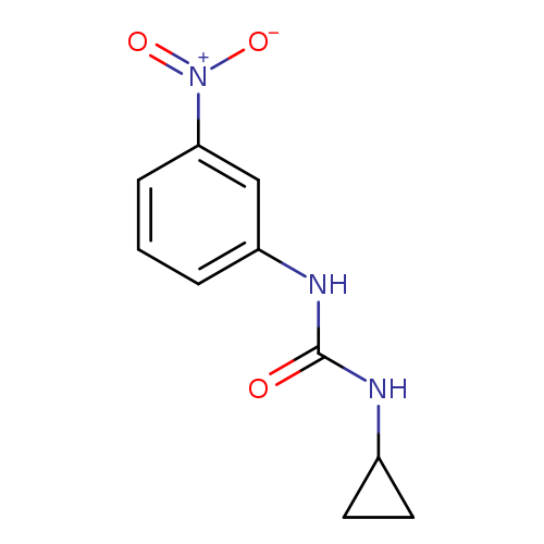 O=C(Nc1cccc(c1)[N+](=O)[O-])NC1CC1