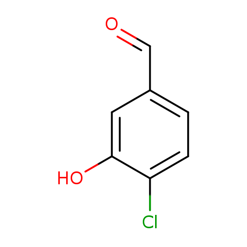 O=Cc1ccc(c(c1)O)Cl