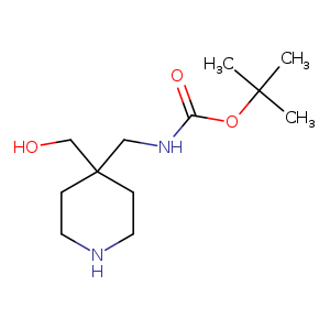 OCC1(CCNCC1)CNC(=O)OC(C)(C)C