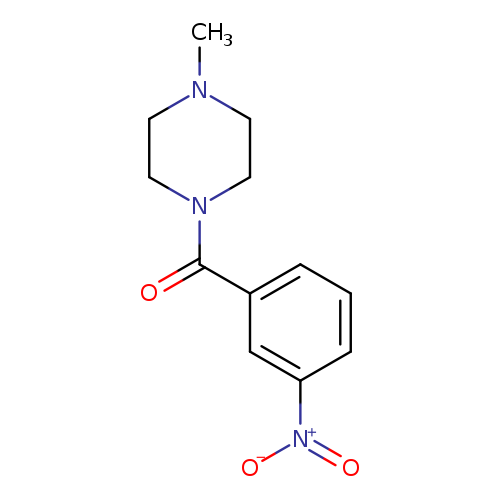 CN1CCN(CC1)C(=O)c1cccc(c1)[N+](=O)[O-]