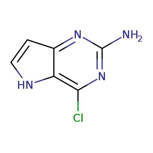 Nc1nc(Cl)c2c(n1)cc[nH]2