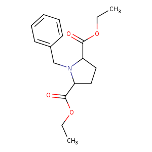 CCOC(=O)C1CCC(N1Cc1ccccc1)C(=O)OCC