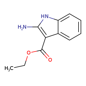 CCOC(=O)c1c(N)[nH]c2c1cccc2