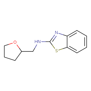 C1COC(C1)CNc1nc2c(s1)cccc2