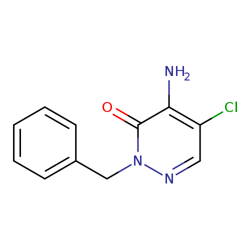 Clc1cnn(c(=O)c1N)Cc1ccccc1