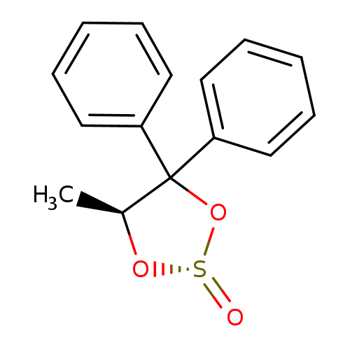 C[C@@H]1O[S@@](=O)OC1(c1ccccc1)c1ccccc1