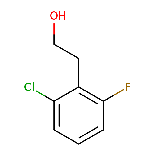 OCCc1c(F)cccc1Cl