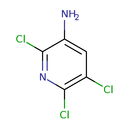 Nc1cc(Cl)c(nc1Cl)Cl