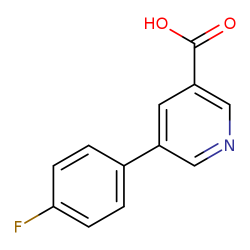 Fc1ccc(cc1)c1cncc(c1)C(=O)O