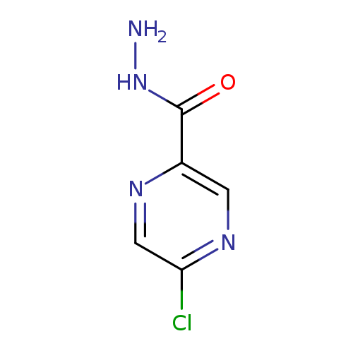 NNC(=O)c1cnc(cn1)Cl