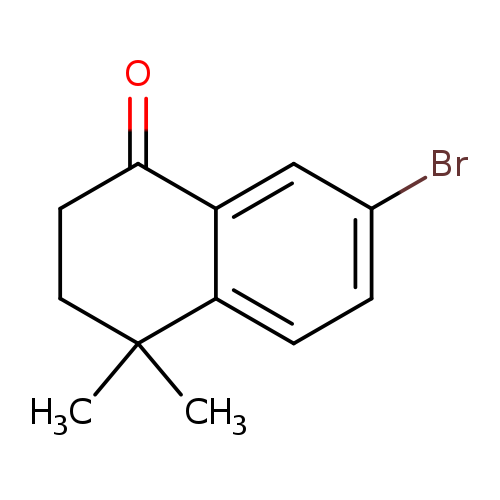 Brc1ccc2c(c1)C(=O)CCC2(C)C