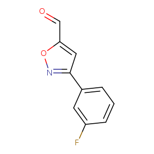 O=Cc1onc(c1)c1cccc(c1)F