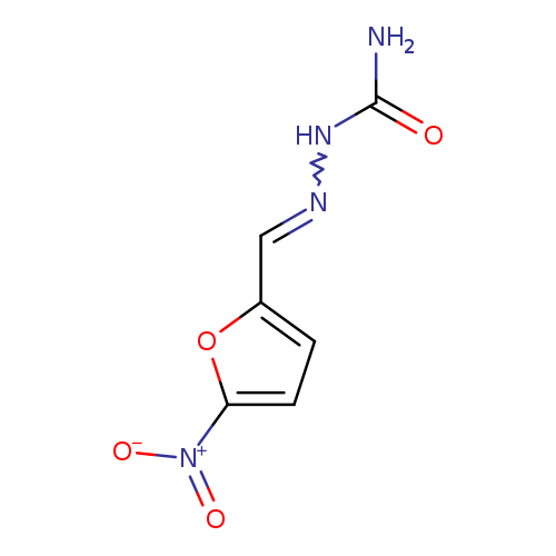 NC(=O)NN=Cc1ccc(o1)[N+](=O)[O-]