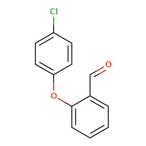O=Cc1ccccc1Oc1ccc(cc1)Cl