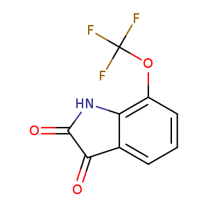 O=C1C(=O)Nc2c1cccc2OC(F)(F)F