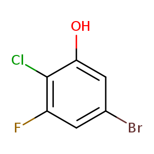 Brc1cc(O)c(c(c1)F)Cl