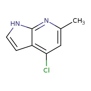 Cc1cc(Cl)c2c(n1)[nH]cc2