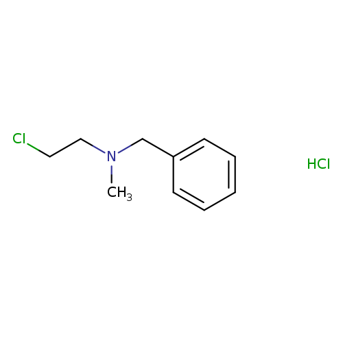 ClCCN(Cc1ccccc1)C.Cl