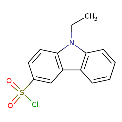 CCn1c2ccc(cc2c2c1cccc2)S(=O)(=O)Cl