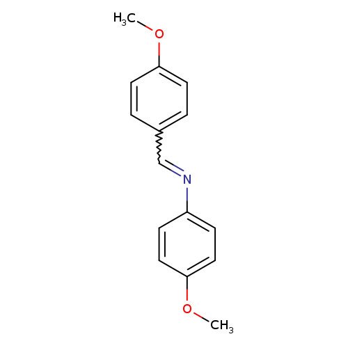 COc1ccc(cc1)N=Cc1ccc(cc1)OC
