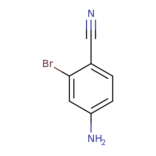 N#Cc1ccc(cc1Br)N