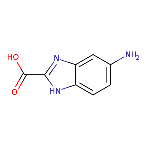 Nc1ccc2c(c1)nc([nH]2)C(=O)O